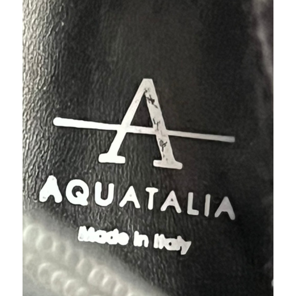 NEW AQUATALIA BLACK LEATHER BILLINA BUCKLE ANKLE BOOTS BOOTIES SZ 7 - Picture 11 of 13